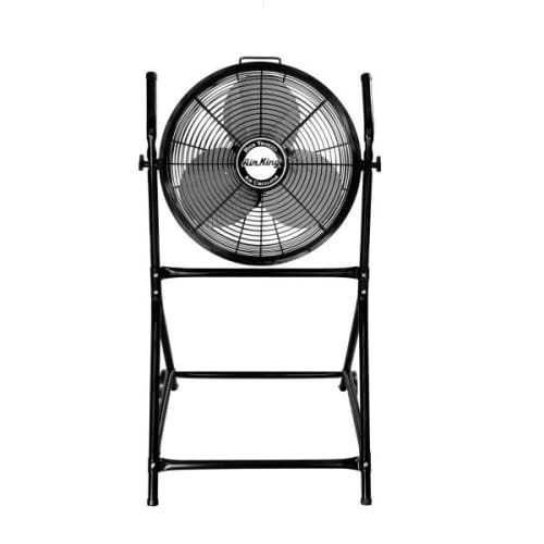 Air King 9219 18' 3190 CFM 3-Speed Industrial Grade Floor Fan with Roll About Stand